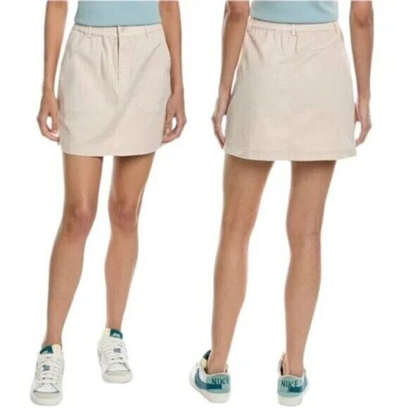 Michael Stars Women's Monroe Stretch Twill Mini Skirt Pockets Size 1X NWT - Picture 2 of 7